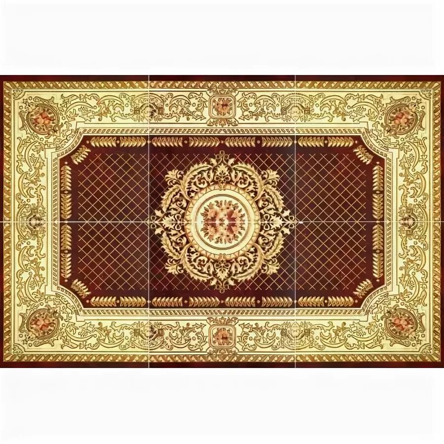 Плитка ковер фото Керамический ковер HG121861-1B, OUGU Купить в Радуге