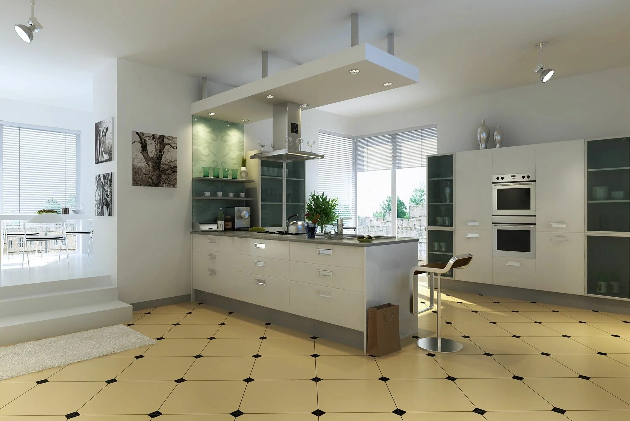 Плитка кухня гостиная фото 5 Reasons Why Modular Kitchen Designs Are The Latest Trend in Home Decor Kitchen