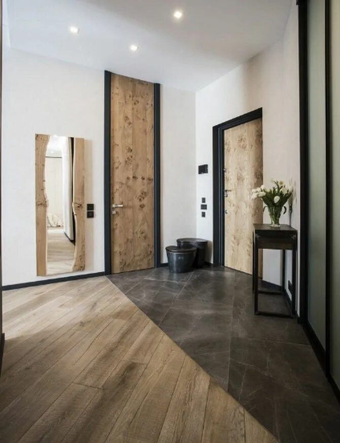 Плитка ламинат в прихожей фото Дизайн прихожей фото: квартира и дом House design, Design, Redecorating
