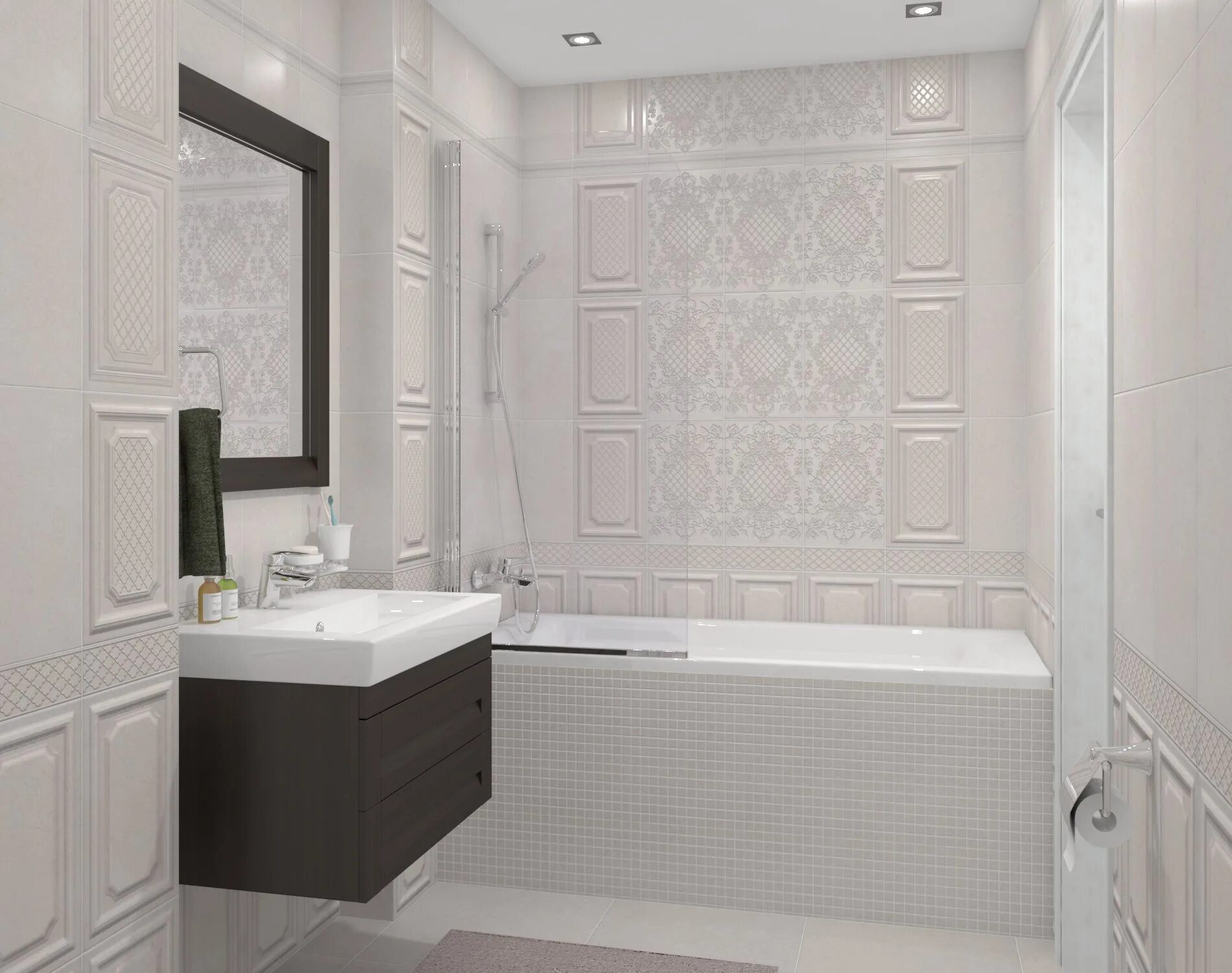 Плитка марацци фото в интерьере Дизайн-проект из плитки и керамогранита Kerama Marazzi Сорбонна 1 - интернет-маг