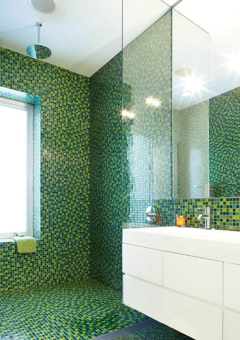 Плитка мозаика дизайн ванн фото Kenig Residence / Slade Architecture Small bathroom remodel, Bathroom design, Ba
