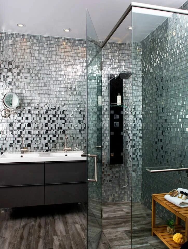 Плитка мозаика дизайн ванн фото Carrelages Pirard Carrelage intérieur à Liège et Grâce-Hollogne Bathroom gallery