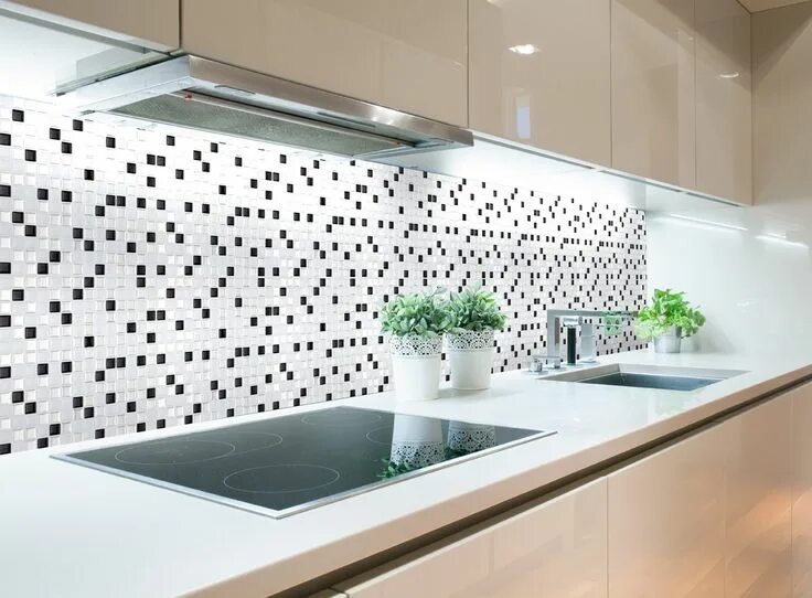 Плитка мозаика для кухни на фартук фото Kitchen Mosaic Wall Tiles Peel and Stick Self-Adhesive DIY Backsplash Stick-on V