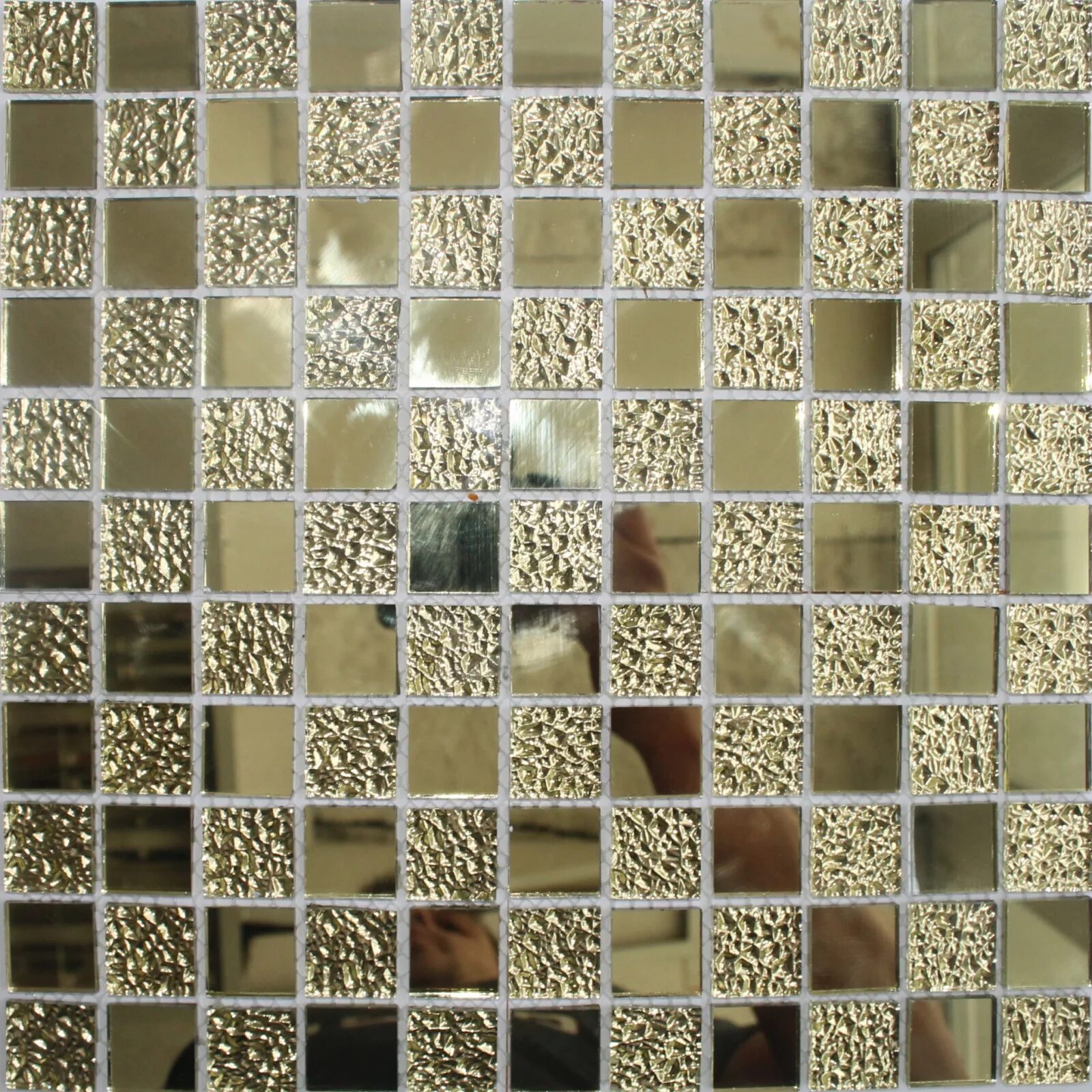 Плитка мозаика фото цена Мозаика Зеркальная А24 23x23 (300х300х4) - Магазин Мозаики Низких цен
