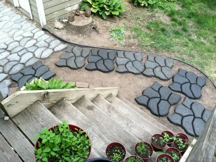 Плитка на даче своими руками Great inspiring ideas to check out #walkwaypavers Garden paths, Garden pathway, 