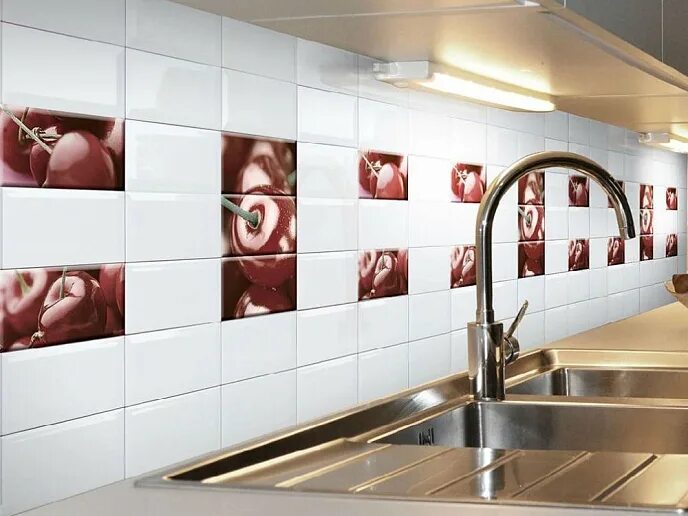 Плитка на фартук каталог фото Плитка Cherry,Fruit mosaic Absolut Keramika купить в Москве - низкие цены за м2,