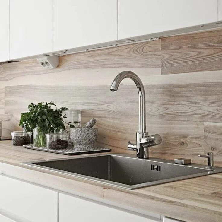 Плитка на фартук под дерево фото Heteruf Designs: Tonos Gris kitchen / dining ✖ s o p h i e S C A R L E T T Kitch
