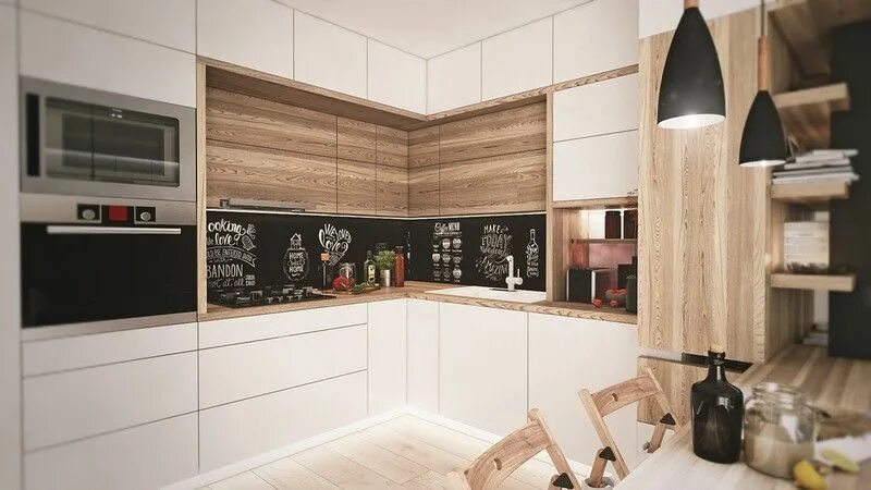 Плитка на фартук под дерево фото Hitted volna? Ilyen egy skandináv hangulatú lakás Temesváron Colorful kitchen ba