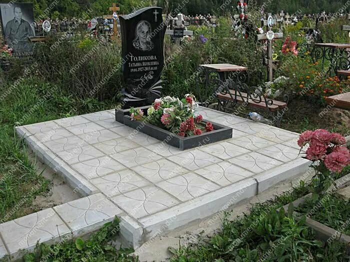 Плитка на кладбище фото дизайн Купить тротуарная плитка на могилу тп-02 по цене 2 000 р. в Москве - мастерская 