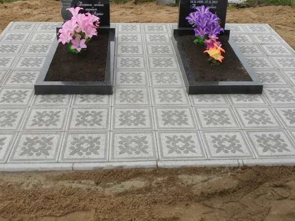 Плитка на кладбище фото дизайн Укладка тротуарной плитки на кладбище Максим Кононов ВКонтакте