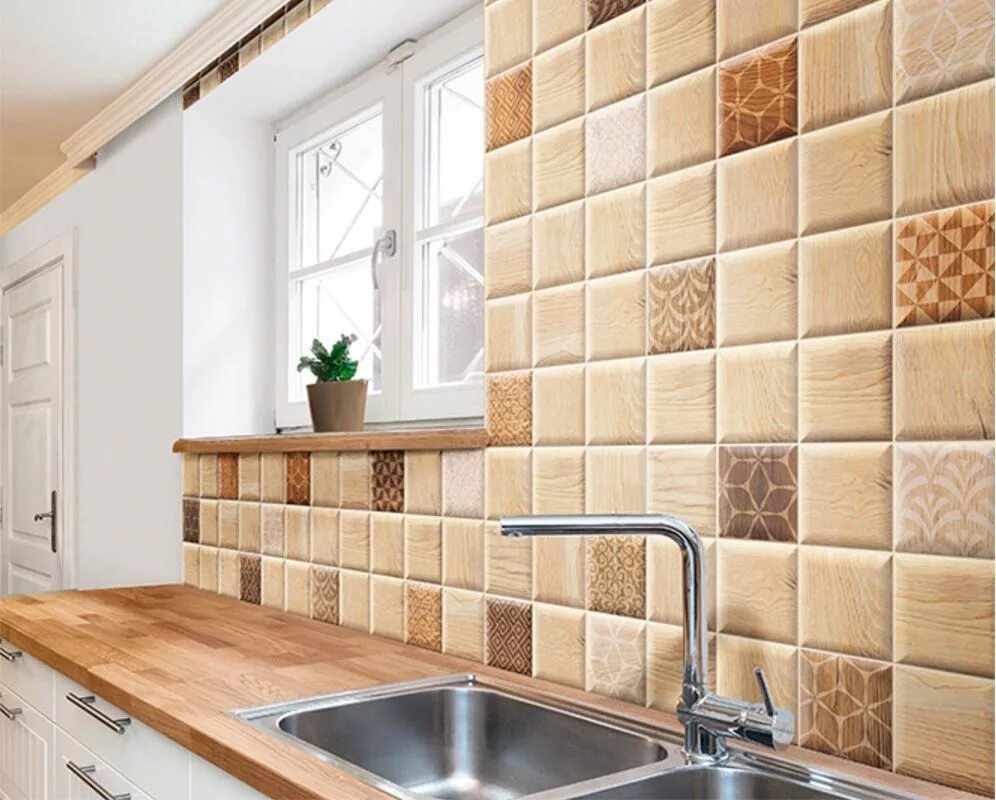 Плитка на кухню фото Купить настенную плитку Mainzu Tribeca Nogal 15x15 в Москве по низким ценам в ка