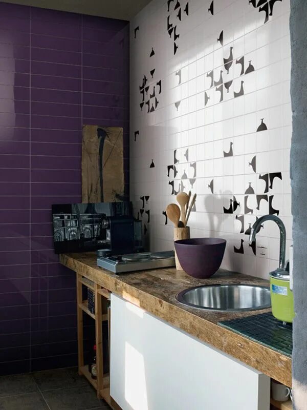 Плитка на кухню на стену декор Ceramic #wall tiles MEZZA by @Ceramica Bardelli #design Marco Ferreri #kitchen I