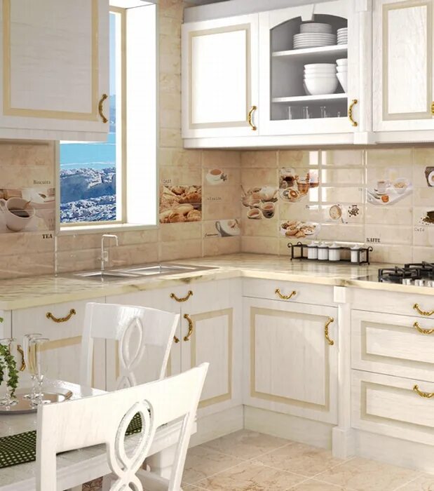 Плитка на кухню в леруа фото Monopole Delice Dulce Beige - Ceramic and mosaic tiles EU