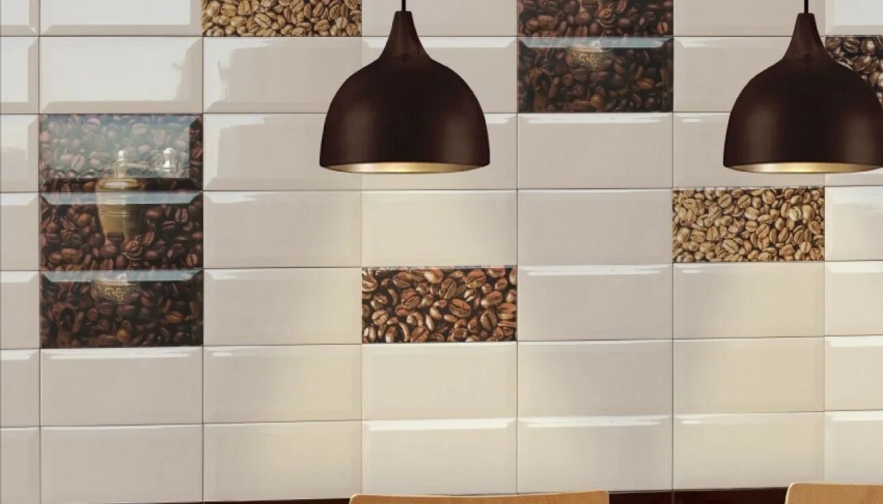 Плитка на кухню в леруа фото Плитка керамическая Absolut keramika декор 20x10 Decor Black Caviar 02 Monocolor