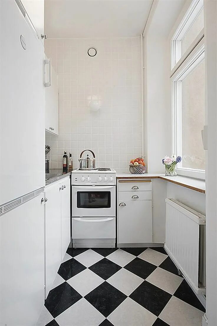 Плитка на маленькую кухню фото New Kitchen Renovation Ideas Кухня для небольшой квартиры, Дизайн интерьера кухн