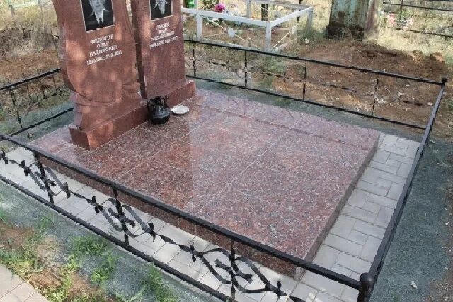 Плитка на могилу фото и цены Плитка - Памятники Дмитров, Талдом, Дубна