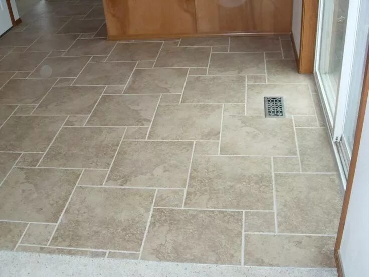 Плитка на пол фото Create a new look in the room with ceramic tile floor designs Kitchen Floor Tile