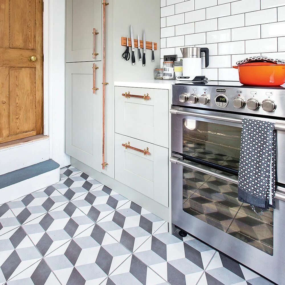 Плитка на пол на кухню дизайн 13 kitchen flooring ideas for style on every surface Modern kitchen flooring, Ki