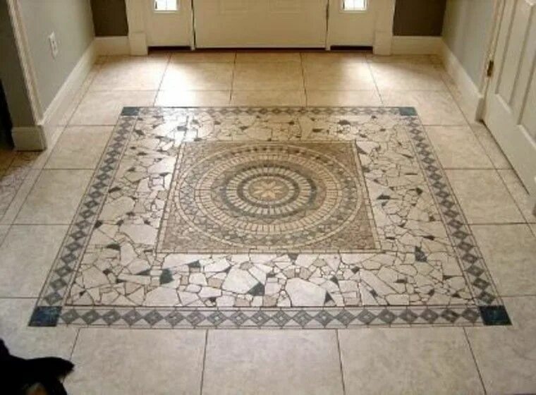 Плитка на пол с рисунком фото Mosaic art can be integrated everywhere…and it should be - Mosaics Lab - contemp