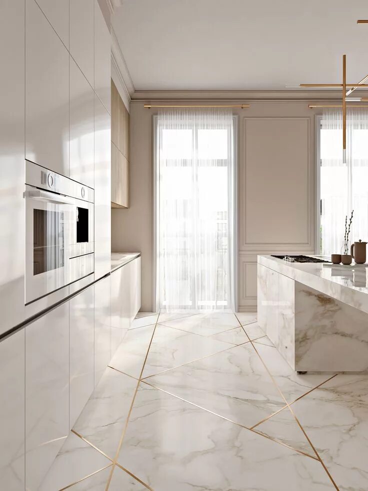 Плитка на пол современный дизайн Interior Design, Kyiv, Ukraine Elegant kitchens, Modern kitchen design, Floor de
