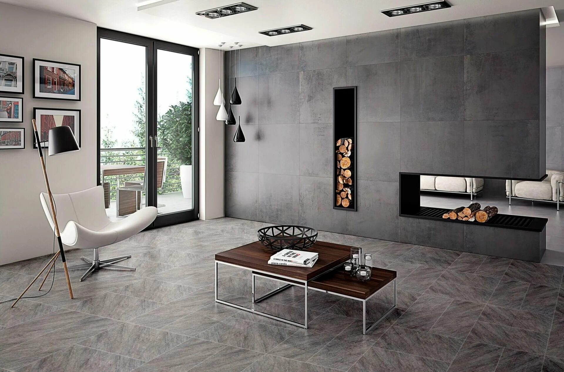 Плитка на пол современный дизайн Керамогранит Kerama Marazzi сланец Бежевый 30х30см, уп.1,44м2,16 шт. в уп. - куп