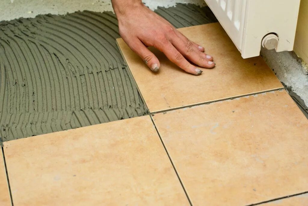Плитка на пол своими руками фото How to tile a concrete floor HowToSpecialist - How to Build, Step by Step DIY Pl