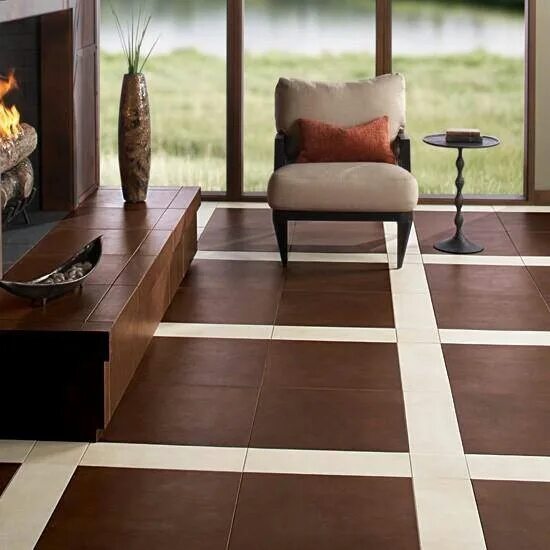 Плитка на пол цвета фото Floor tiles mixed dark & light