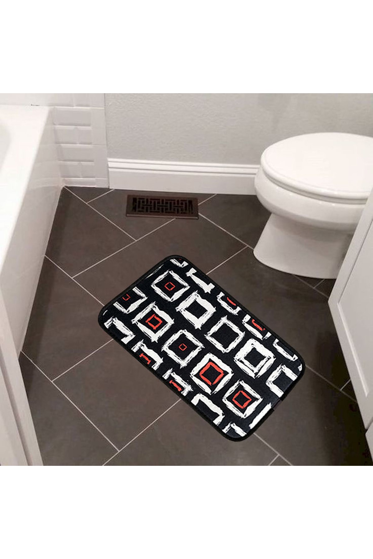 Плитка на пол ванны фото Lüksteks Kaydırmaz Su Emici Yıkanabilir Banyo Paspası Fiyatı, Yorumları - Trendy