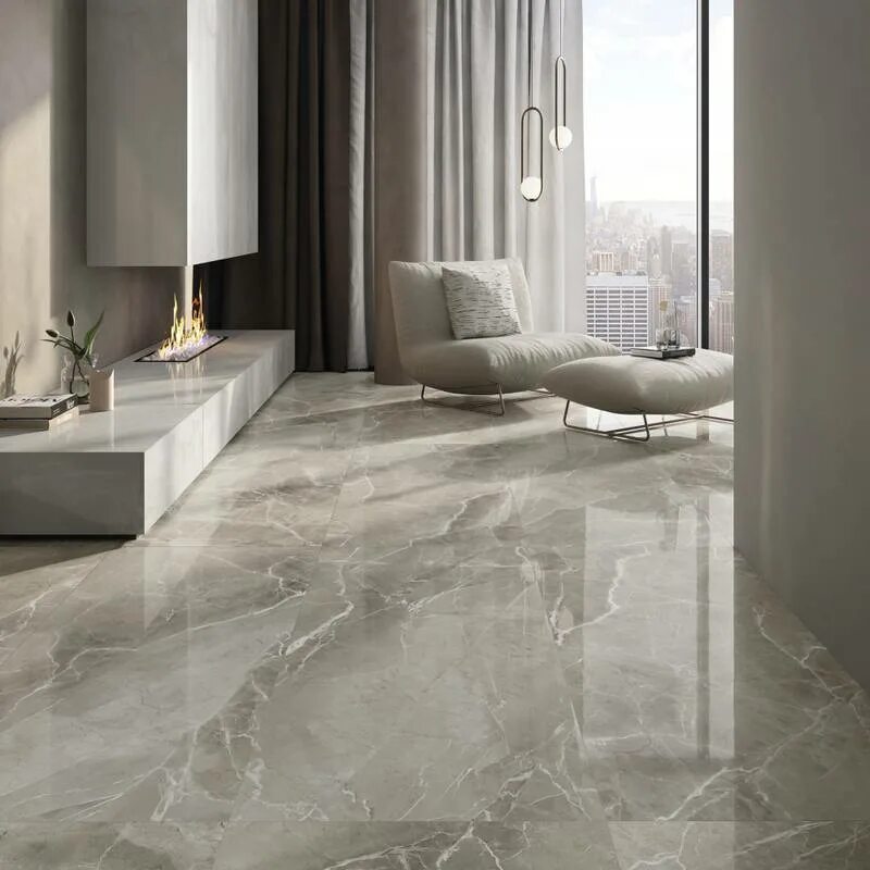 Плитка на полу под мрамор фото Итальянская плитка Supergres Ceramiche Purity of Marble купить по лучшей цене в 