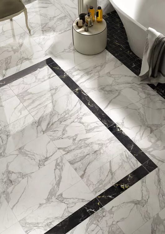 Плитка на полу под мрамор фото Mirage Room tiles design, Luxury marble flooring, Marble flooring design