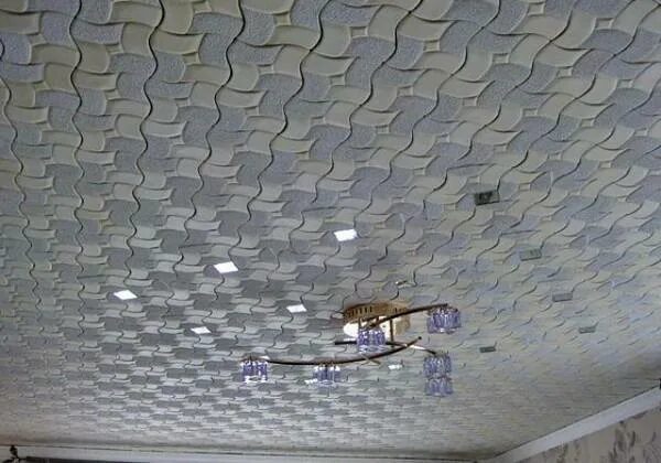 Плитка на потолок без швов фото цена Бесшовная потолочная плитка (40 фото): модели 3D формата без швов на потолок, ви
