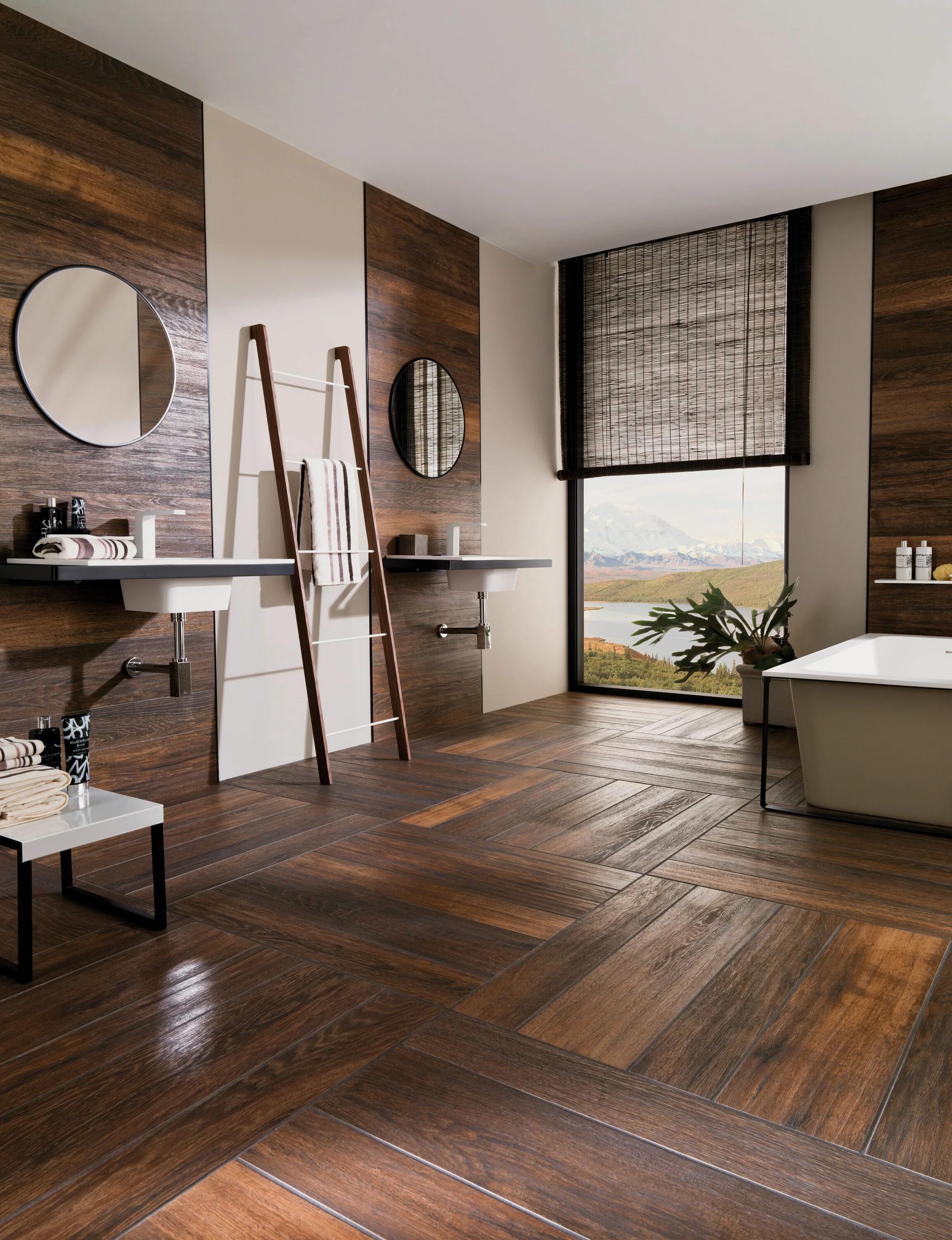Плитка на стену под дерево фото The Latest Trends in Home Construction and Renovation Bathroom decor colors, Gra