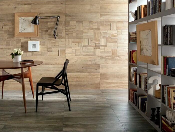 Плитка на стену под дерево фото Porcelain Stoneware Wall Tiles with Wood Effect Home tiles design, Wood interior