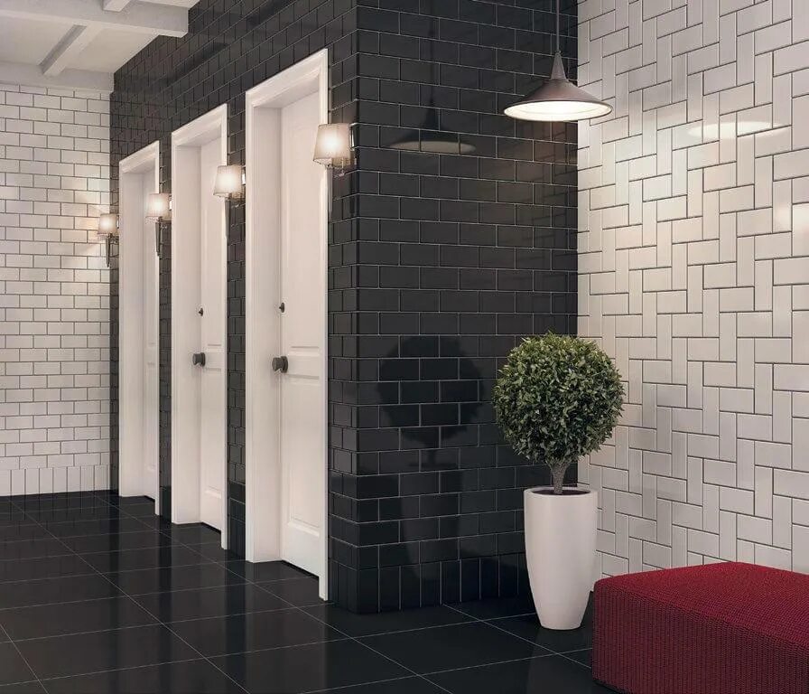 Плитка на стену в комнату интерьер Плитка Vitra Metro Tiles Купить в СПБ