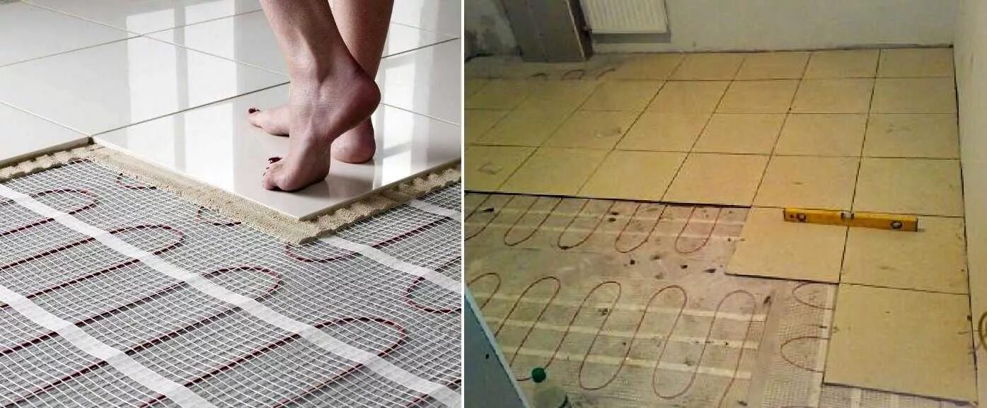 Плитка на теплый пол фото Какой теплый пол лучше выбрать: под плитку, ламинат, ковролин