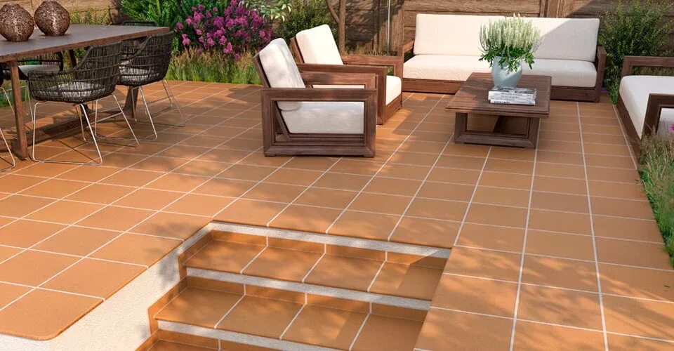 Плитка на террасу фото Is a composite decking safe? - Woodplast