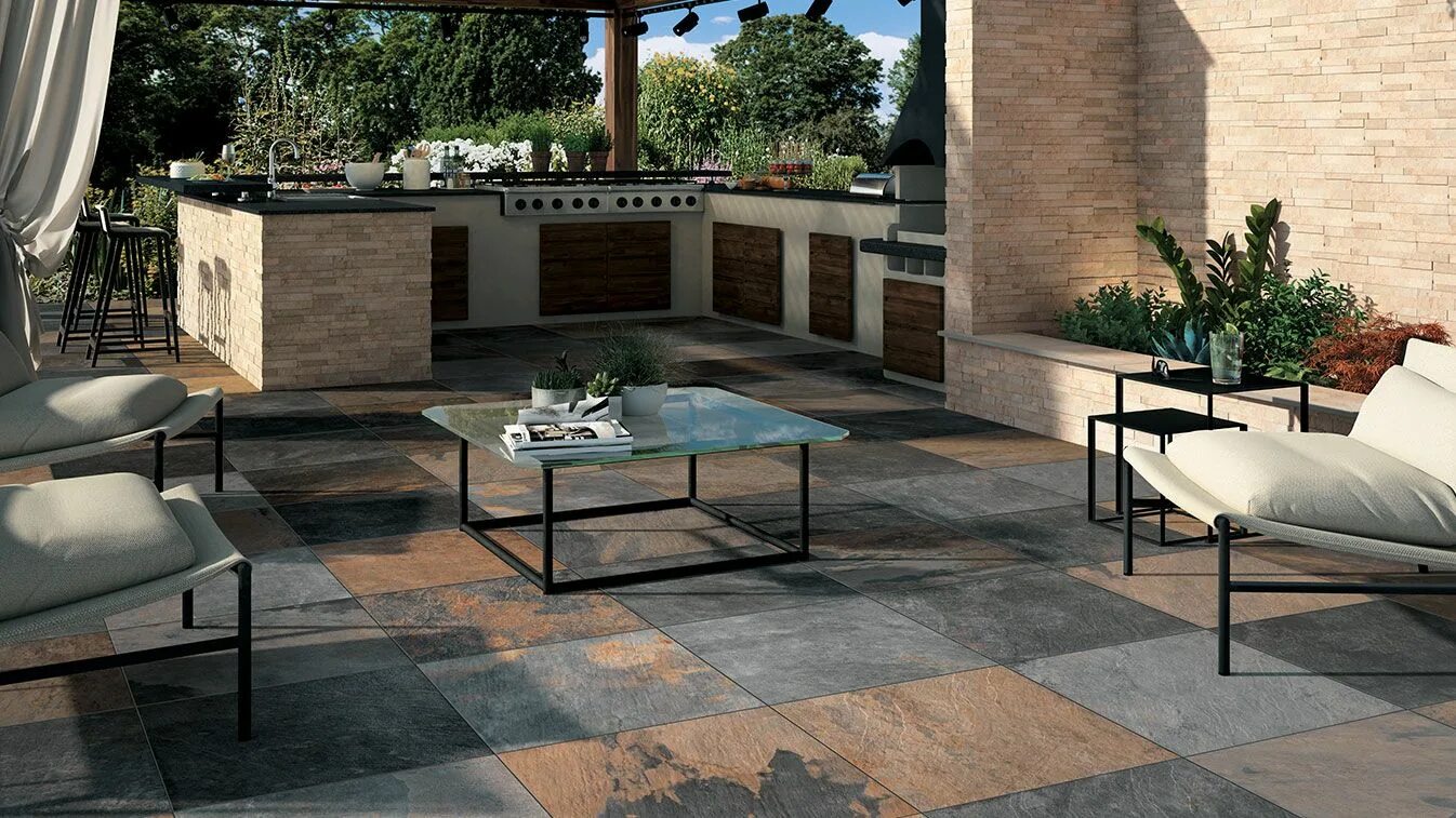 Плитка на террасу фото Transform your space with our innovative #ceramic wall and #floor tiles products