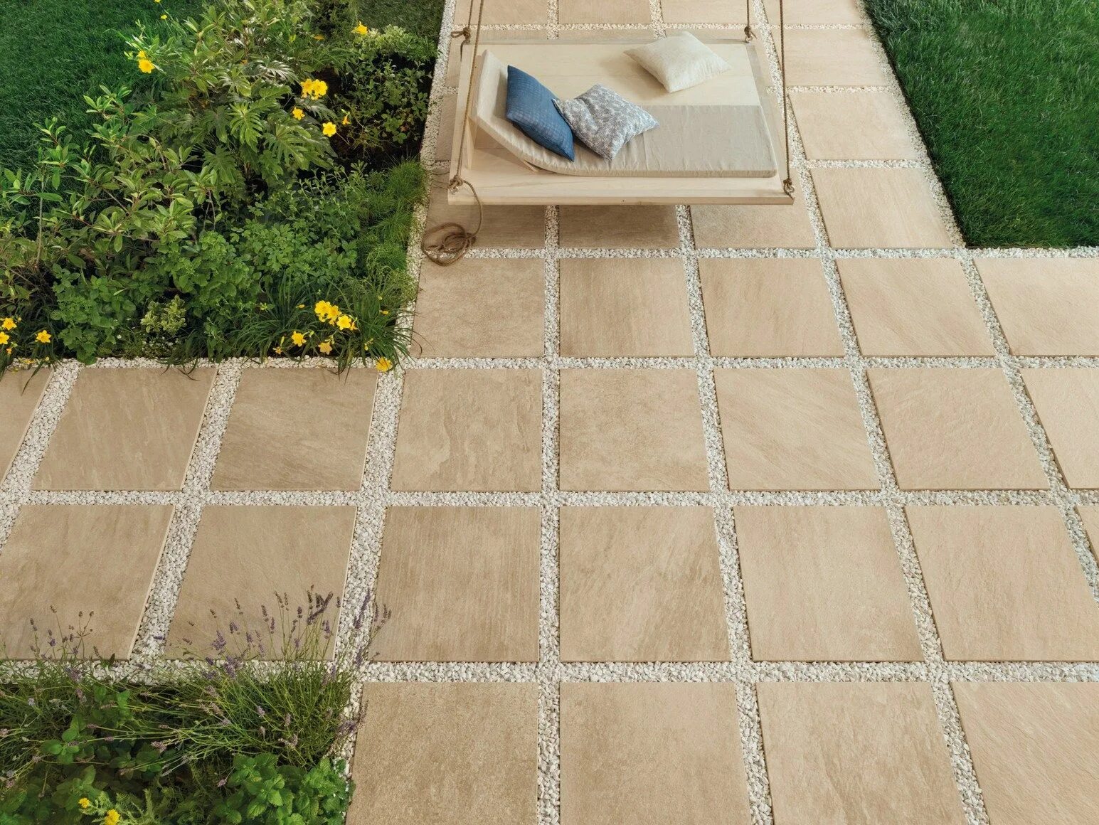 Плитка на улице фото POINT SAND Наружное покрытие из терракотовой плитки By CERAMICHE KEOPE