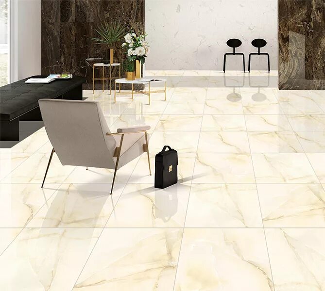Плитка напольная 60х60 фото Плитка Onyx Smoke светло-серый 60x60 полированный, laparet, Индия - цена, купить