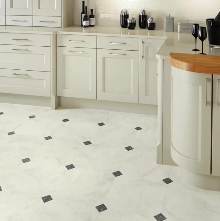 Плитка напольная для кухни нескользкая фото Karndean Vinyl Flooring - Art Select Marble - Ashford LM10 Kitchen flooring, Kit