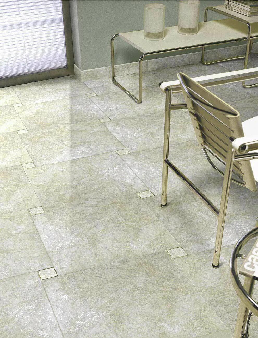 Плитка напольная для кухни нескользкая фото Orbit Marfil 45x45 Dual Gres - Плитка Дуал Грес Орбит Марфил бежевый купить в Мо
