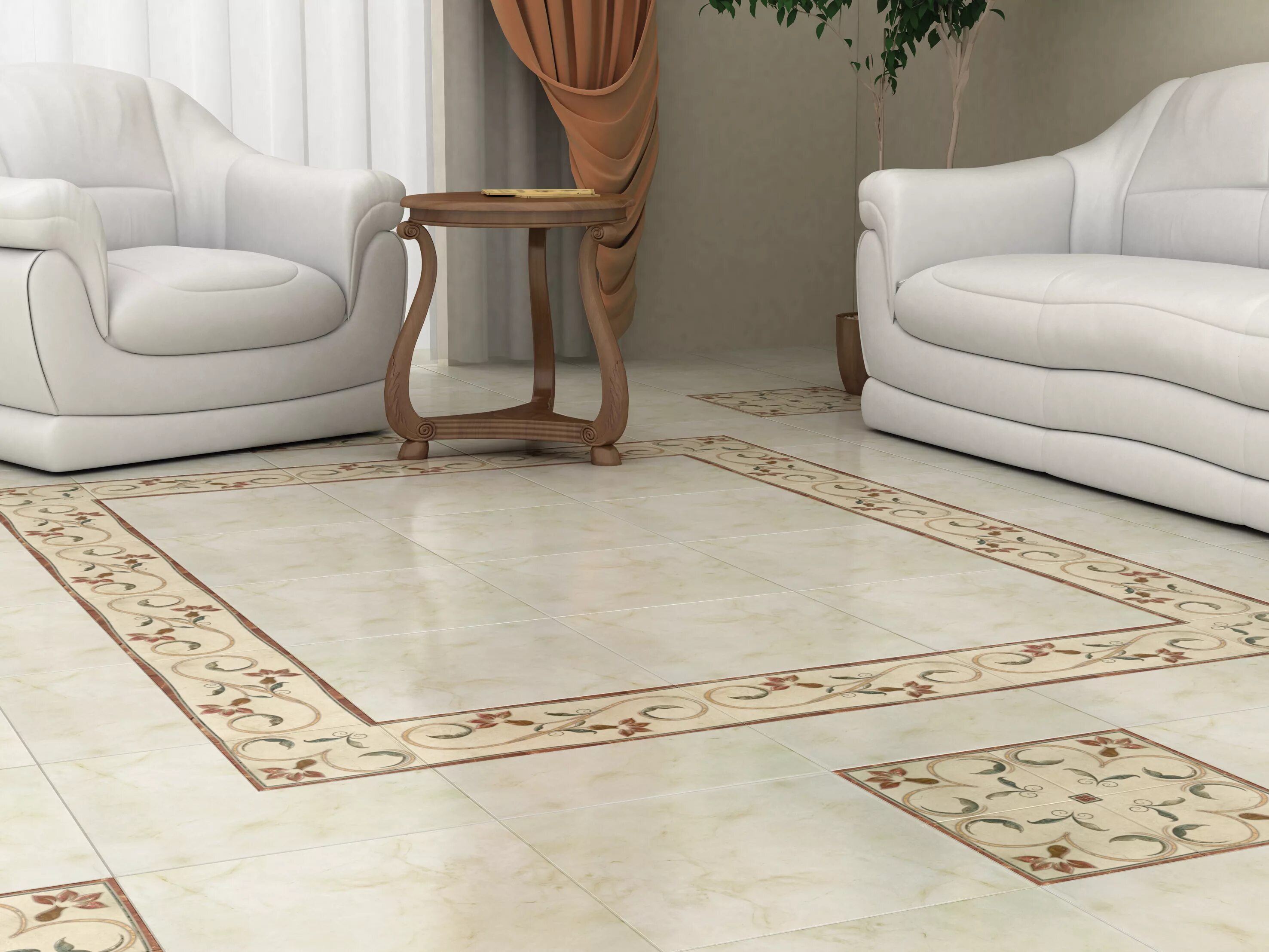 Плитка напольная каталог цены фото Коллекция плитки Europa Ceramica Samarkanda Otono