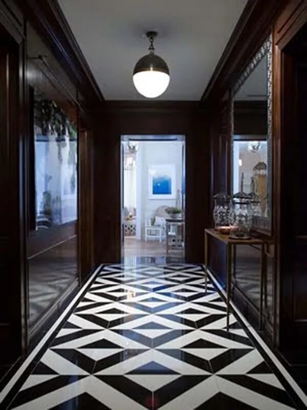 Плитка напольная в прихожую в интерьере love the floors Floor tile design, Floor design, Black and white hallway