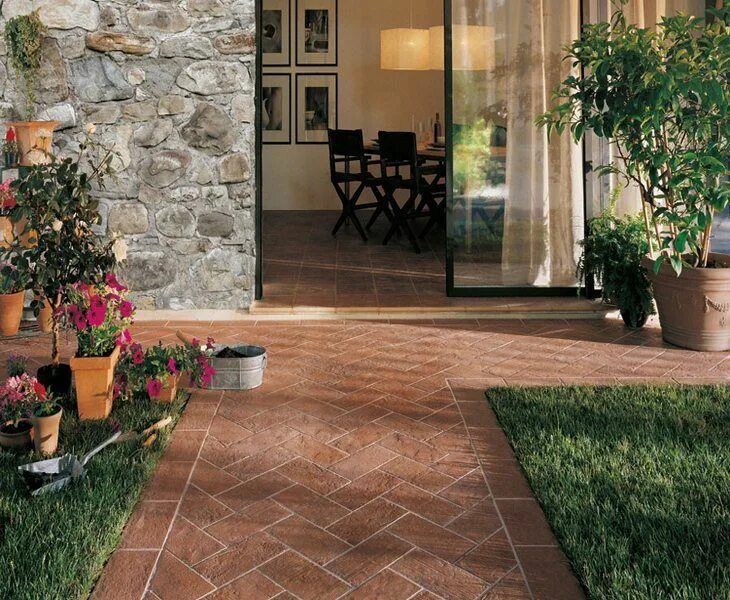 Плитка наружная фото Ceramic outdoor floor tiles: laying on the steps Staircase design Staircase desi