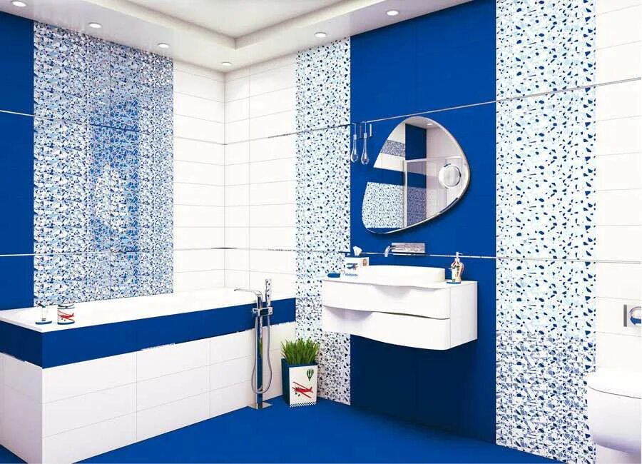 Плитка настенная для ванны фото Плитка облицовочная Ocean Indigo WT11OCN23 600*200*9 купить в ТСК "Фристайл"