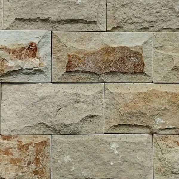Плитка песчаник фото Песчаник Скала желтый купить Киев, Украина - StrongStone