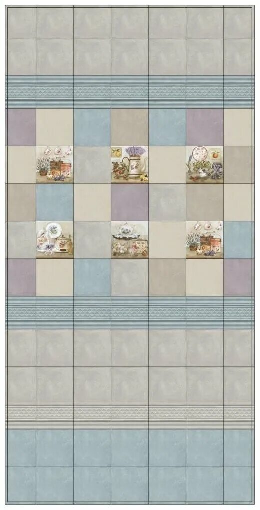 Плитка пикарди в интерьере кухни фото Декор для стен KERAMA MARAZZI Пикарди кухня, 15х15 см. - купить по выгодной цене