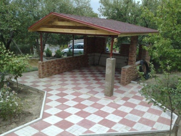Плитка под беседку своими руками Пол для беседки своими руками: три варианта качественного покрытия moNsie - game