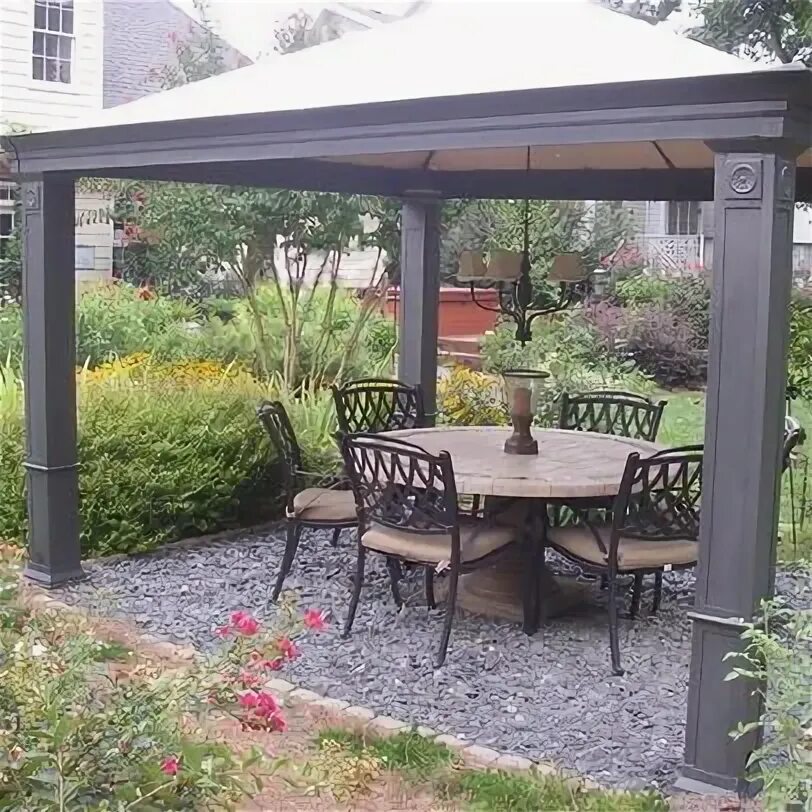 Плитка под беседку своими руками Gazebos Design Ideas, Pictures, Remodel and Decor Patio gazebo, Backyard gazebo,
