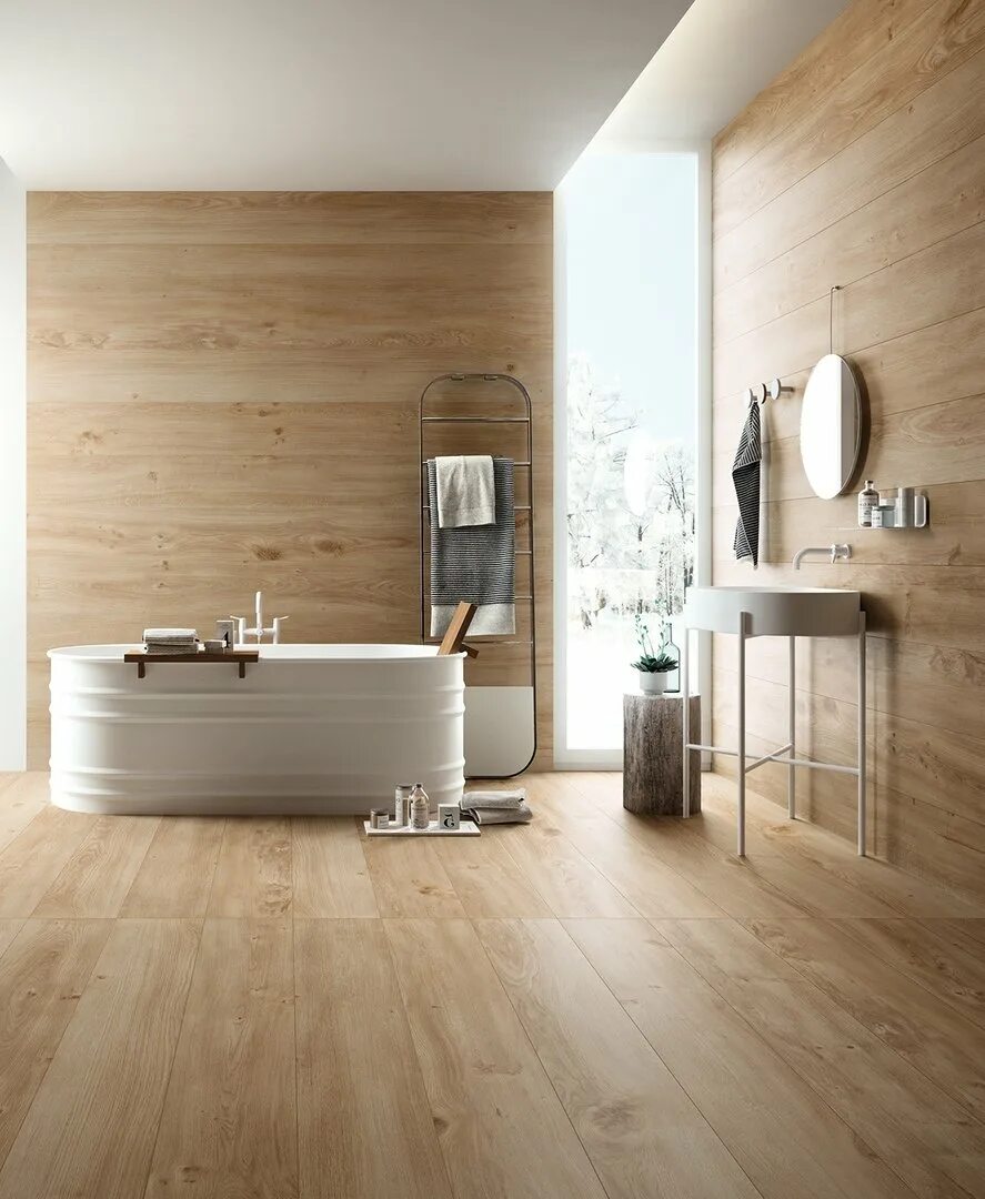 Плитка под дерево фото Крупноформатный тонкий керамогранит дерево. Skinlam Wood Natural SF - Duvils.ru